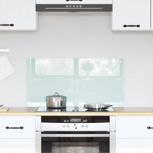 Keuken Achterwand Wit 80 x 40 x 0.8 cm gehard glas