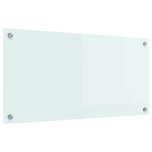 Keuken Achterwand Wit 80 x 40 x 0.8 cm gehard glas