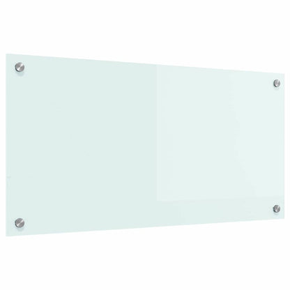 Keuken Achterwand Wit 80 x 40 x 0.8 cm gehard glas