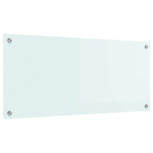 Keuken Achterwand Wit 90 x 40 x 0,8 cm gehard glas