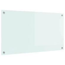 Keuken Achterwand Wit 90 x 50 x 0.8 cm gehard glas