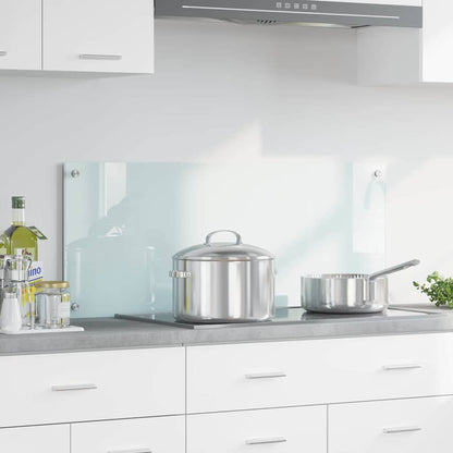 Keukenachterwand Melk 100 x 40 cm gehard glas