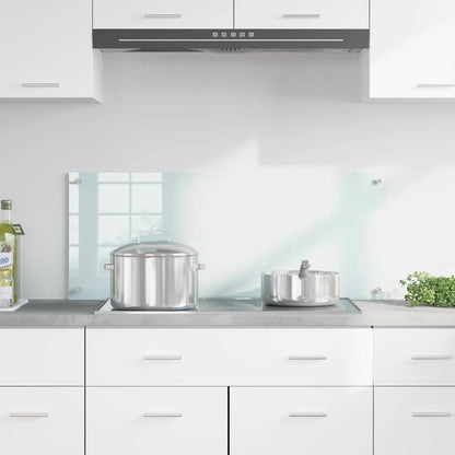 Keukenachterwand Melk 100 x 40 cm gehard glas