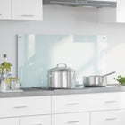 Keukenachterwand 100x50 cm gehard glas wit