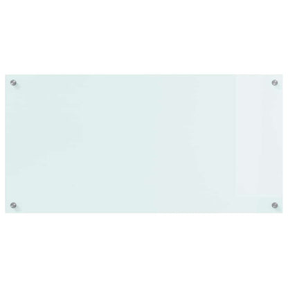 Keuken Achterwand Wit 100 x 50 x 0,8 cm gehard glas