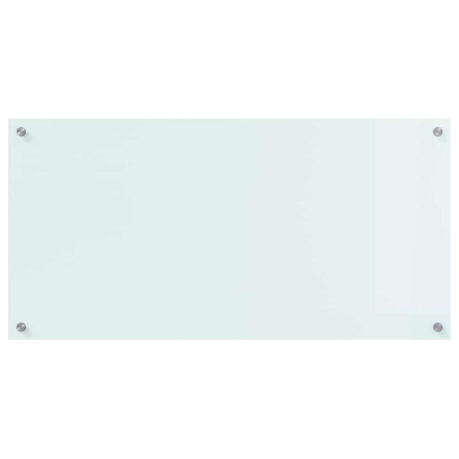 Keuken Achterwand Wit 100 x 50 x 0,8 cm gehard glas