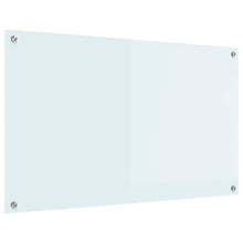 Keuken Achterwand Wit 100 x 60 x 0,8 cm gehard glas