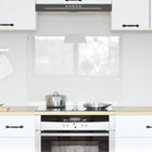 Keuken achterwand 80x60 cm gehard glas doorzichtig