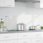 Keuken achterwand 100x40 cm gehard glas doorzichtig