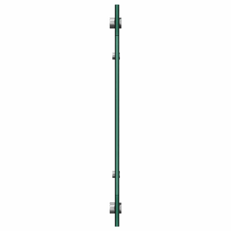Keuken Achterwand Zwart 70 x 40 x 0,8 cm gehard glas
