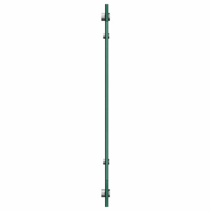 Keuken Achterwand Zwart 70 x 50 x 0.8 cm gehard glas