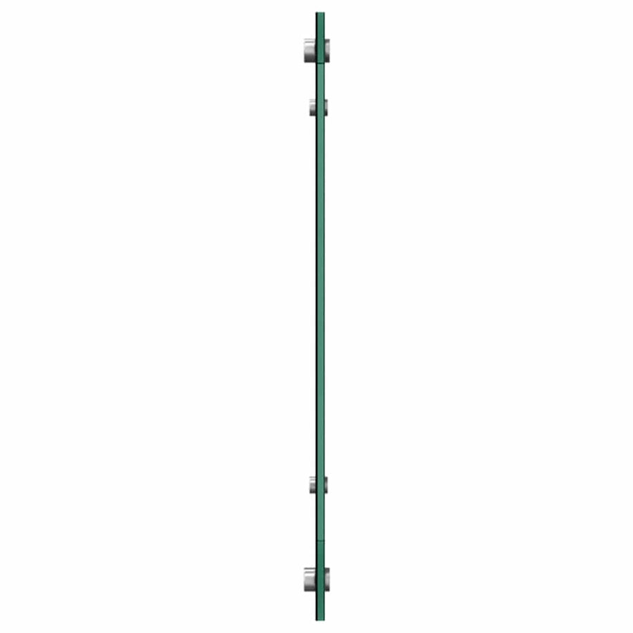 Keuken Achterwand Zwart 70 x 50 x 0.8 cm gehard glas