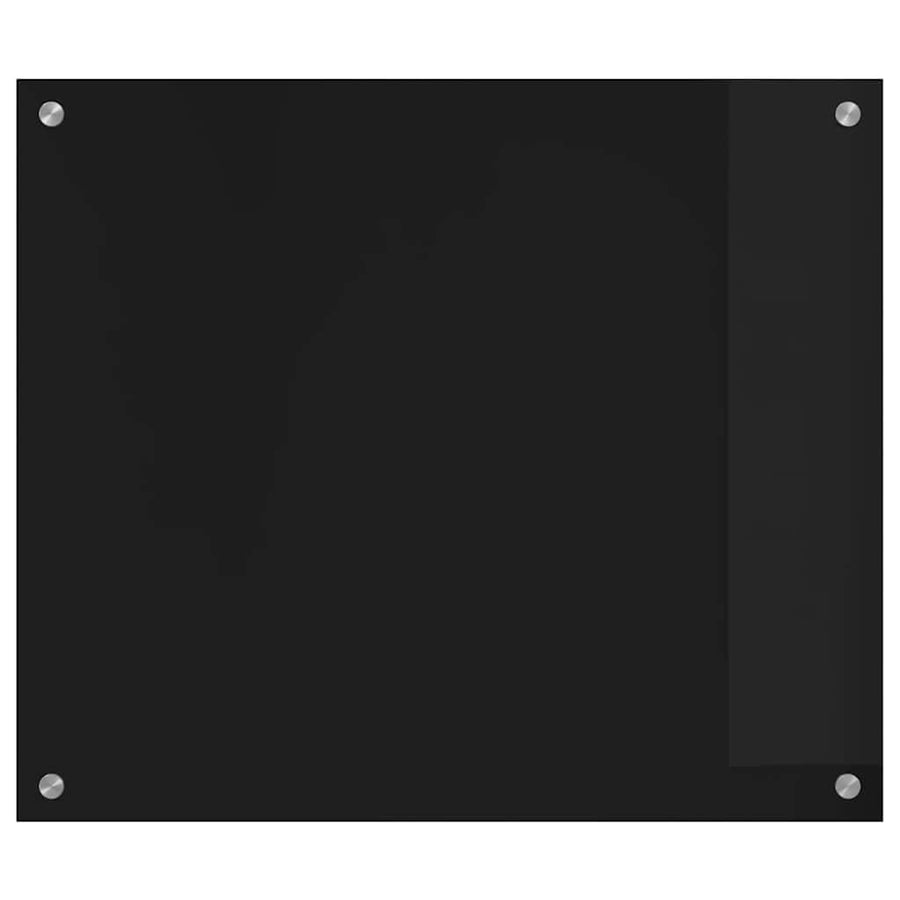 Keuken Achterwand Zwart 70 x 60 x 0.8 cm gehard glas