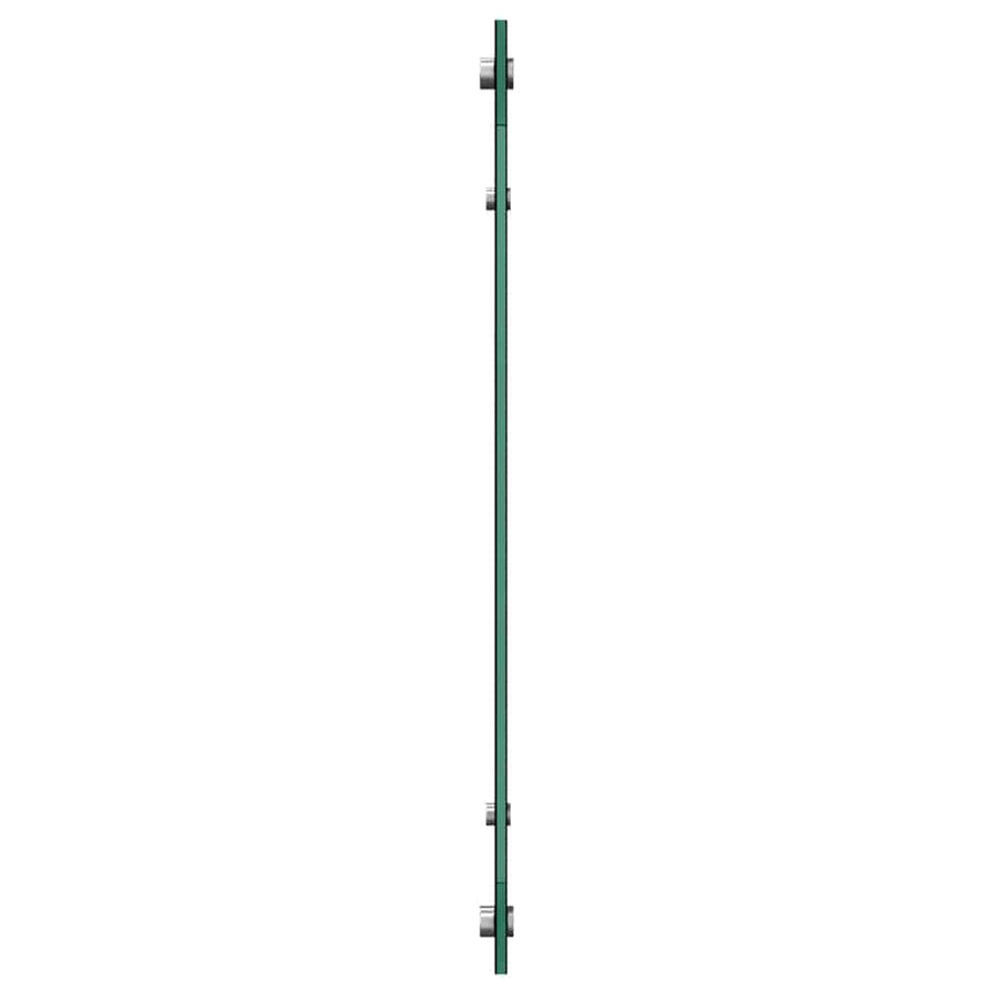 Keuken Achterwand Zwart 70 x 60 x 0.8 cm gehard glas