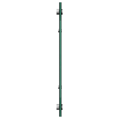 Keuken Achterwand Zwart 80 x 40 x 0.8 cm gehard glas