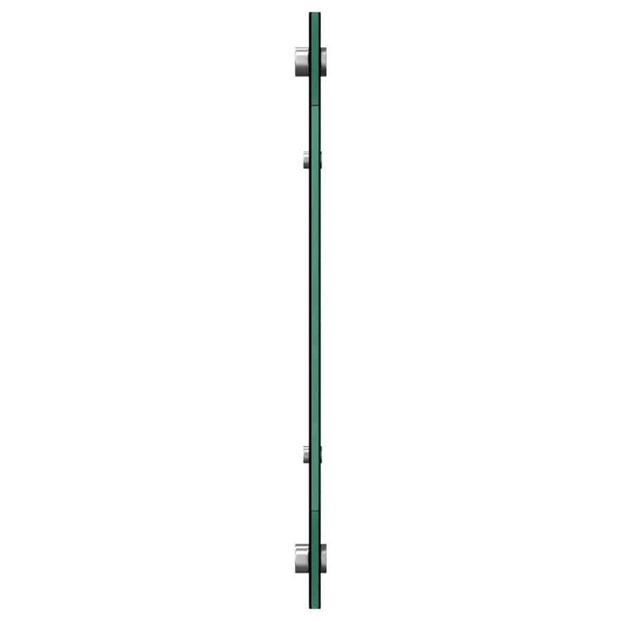 Keuken Achterwand Zwart 80 x 40 x 0.8 cm gehard glas