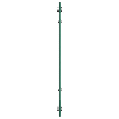 Keuken Achterwand Zwart 80 x 50 x 0.8 cm gehard glas
