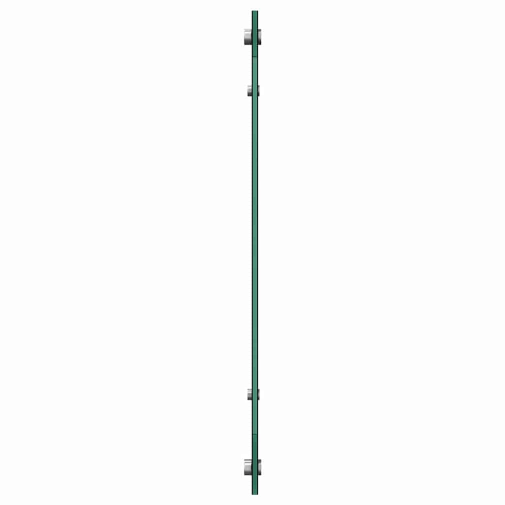 Keuken Achterwand Zwart 80 x 60 x 0.8 cm gehard glas