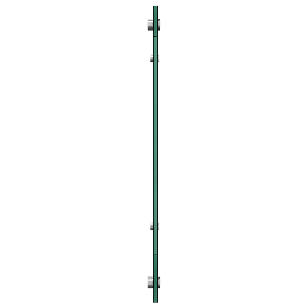 Keuken Achterwand Zwart 90 x 50 x 0.8 cm gehard glas