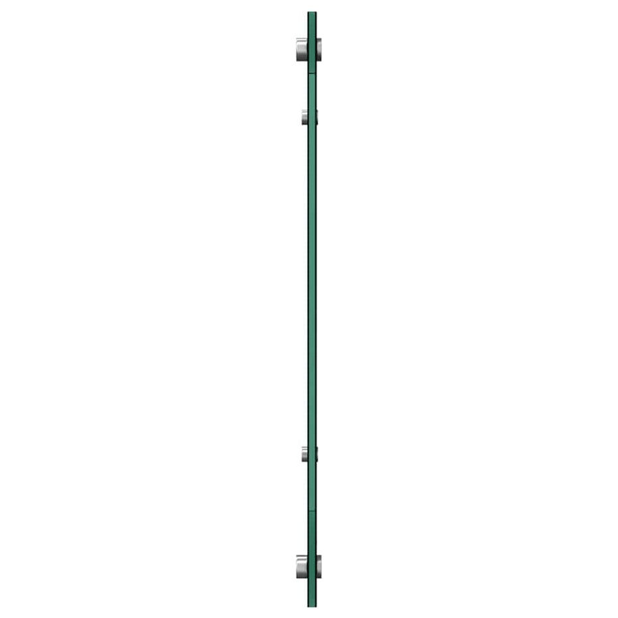Keuken Achterwand Zwart 90 x 50 x 0.8 cm gehard glas
