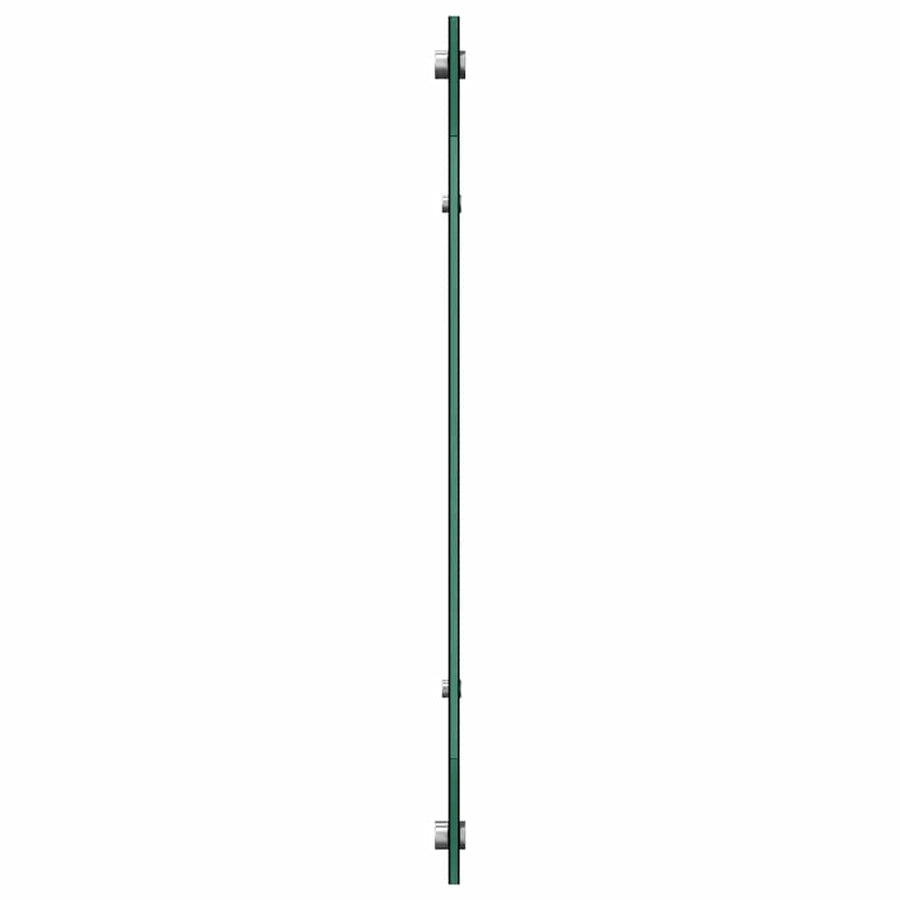 Keukenachterwand Zwart 100 x 60 cm gehard glas