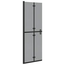 Inloop douche wand Zwart en donkertransparant 70 x 190 cm