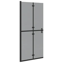 Inloop douche wand Zwart en donkertransparant 90 x 190 cm