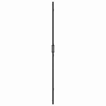 Inloop douche wand Zwart en donkertransparant 100 x 190 cm