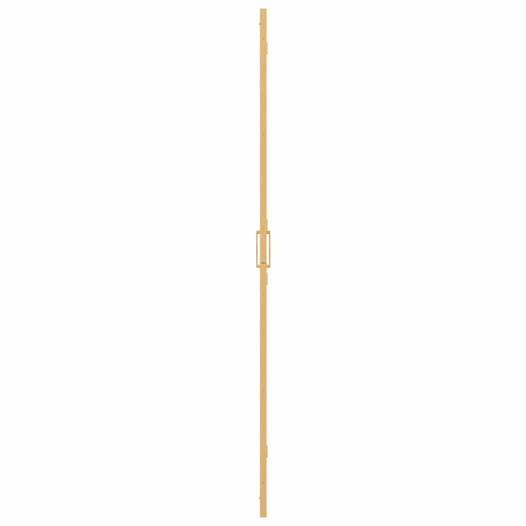 Inloop douche wand Goud en transparant 70 x 190 cm Gehard glas