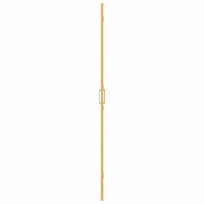 Inloop douche wand Goud en transparant 70 x 190 cm Gehard glas