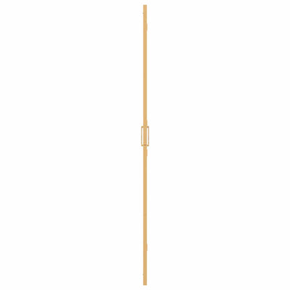 Inloop douche wand Goud en transparant 80 x 190 cm Gehard glas