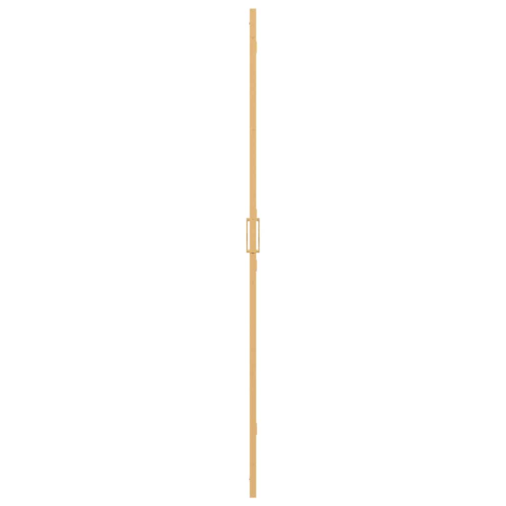 Inloop douche wand Goud en transparant 90 x 190 cm Gehard glas