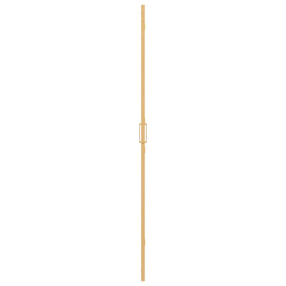 Inloop douche wand Goud en transparant 90 x 190 cm Gehard glas