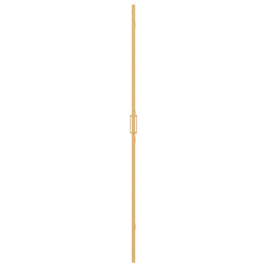 Inloop douche wand Goud en transparant 90 x 190 cm Gehard glas