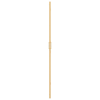 Inloop douche wand Goud en transparant 110 x 190 cm Gehard glas
