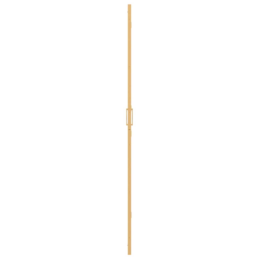 Inloop douche wand Goud en transparant 120 x 190 cm Gehard glas