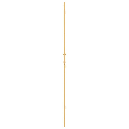 Inloop douche wand Goud en transparant 120 x 190 cm Gehard glas