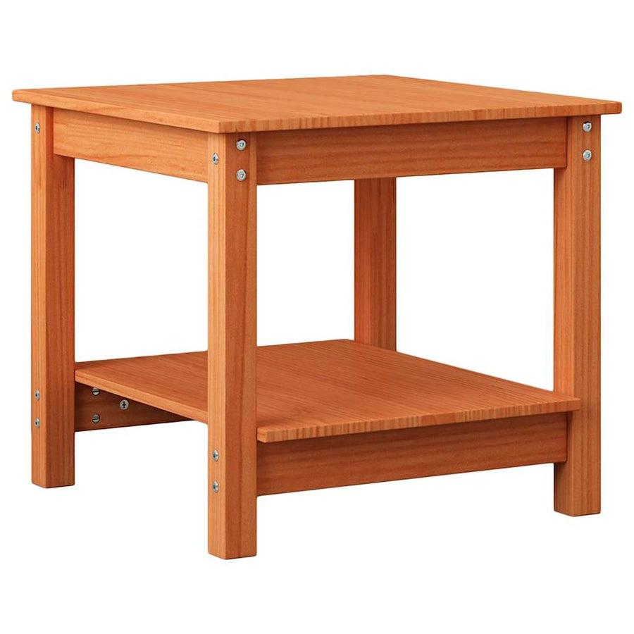 Salontafel Wasbruin 50 x 50 x 45 cm Massief grenenhout