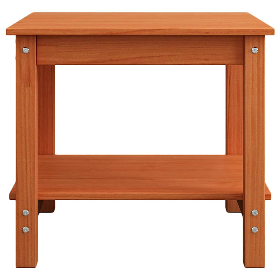 Salontafel Wasbruin 50 x 50 x 45 cm Massief grenenhout