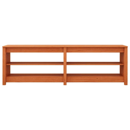 Schoenenbank Wasbruin 160 x 36,5 x 50 cm Massief grenenhout