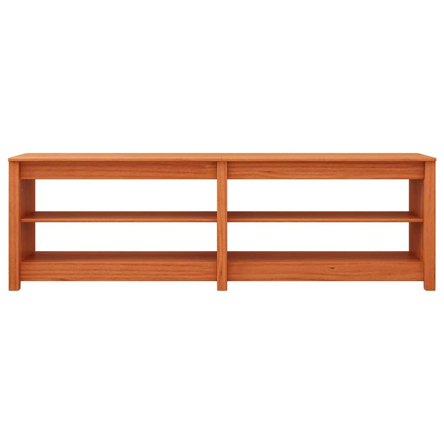 Schoenenbank Wasbruin 160 x 36,5 x 50 cm Massief grenenhout