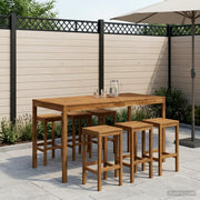 Tuinbar tafel massief acaciahout 196x100x105 cm naturel