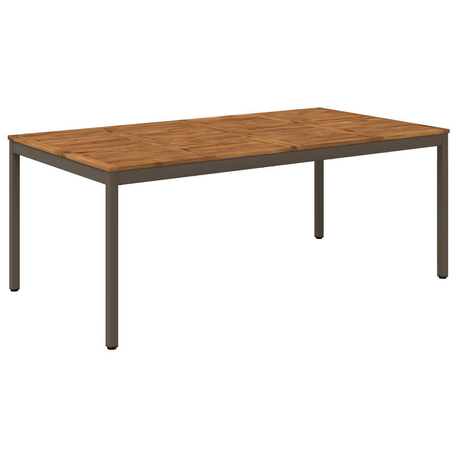 Tuindiner tafel Natuurlijk en Koffie 196 x 100,5 x 75 cm