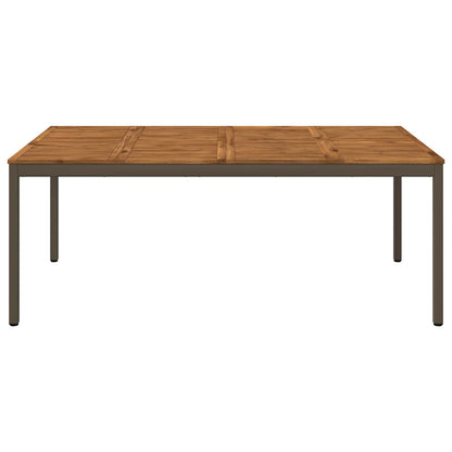 Tuindiner tafel Natuurlijk en Koffie 196 x 100,5 x 75 cm