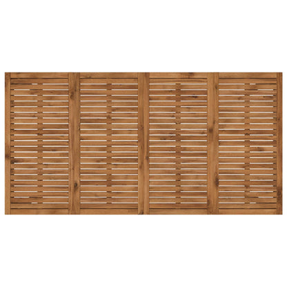 Tuindiner tafel Natuurlijk en Koffie 196 x 100,5 x 75 cm