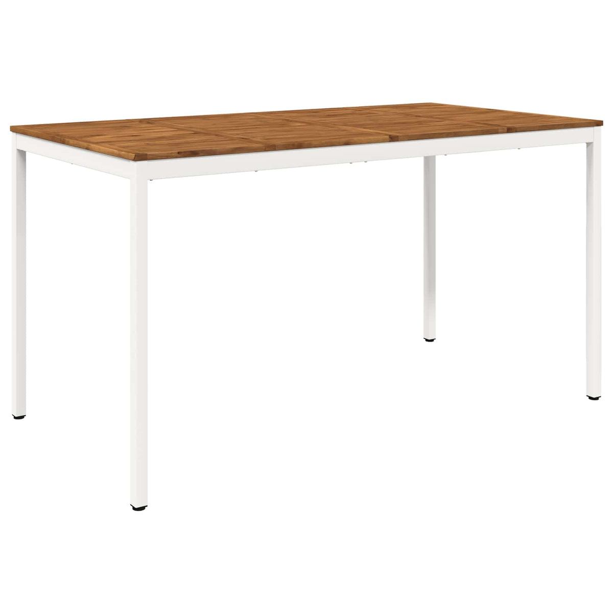 Tuinbar Tafel Natuurlijk en Wit 196 x 100,5 x 105 cm
