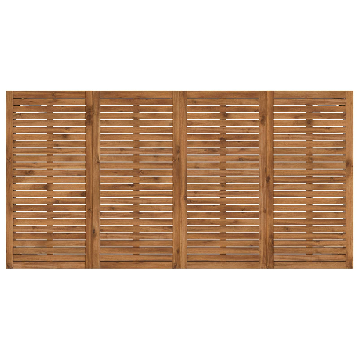 Tuinbar Tafel Natuurlijk en Wit 196 x 100,5 x 105 cm
