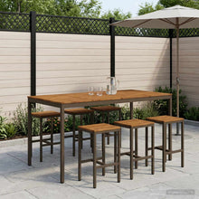 Tuinbar Tafel Natuurlijk en Koffie 196 x 100,5 x 105 cm