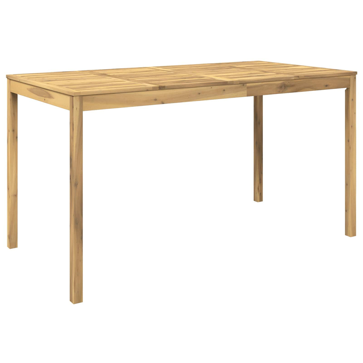 Tuinbar Tafel Wit 196 x 100 x 105 cm Massief Acaciahout