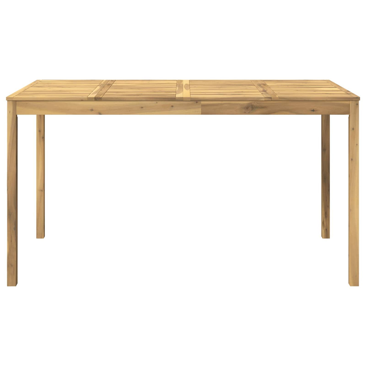 Tuinbar Tafel Wit 196 x 100 x 105 cm Massief Acaciahout